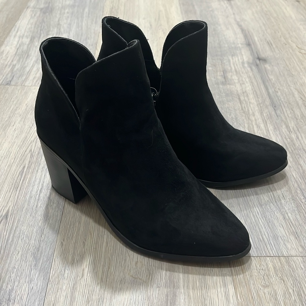 Lulu’s Suede Ankle Booties